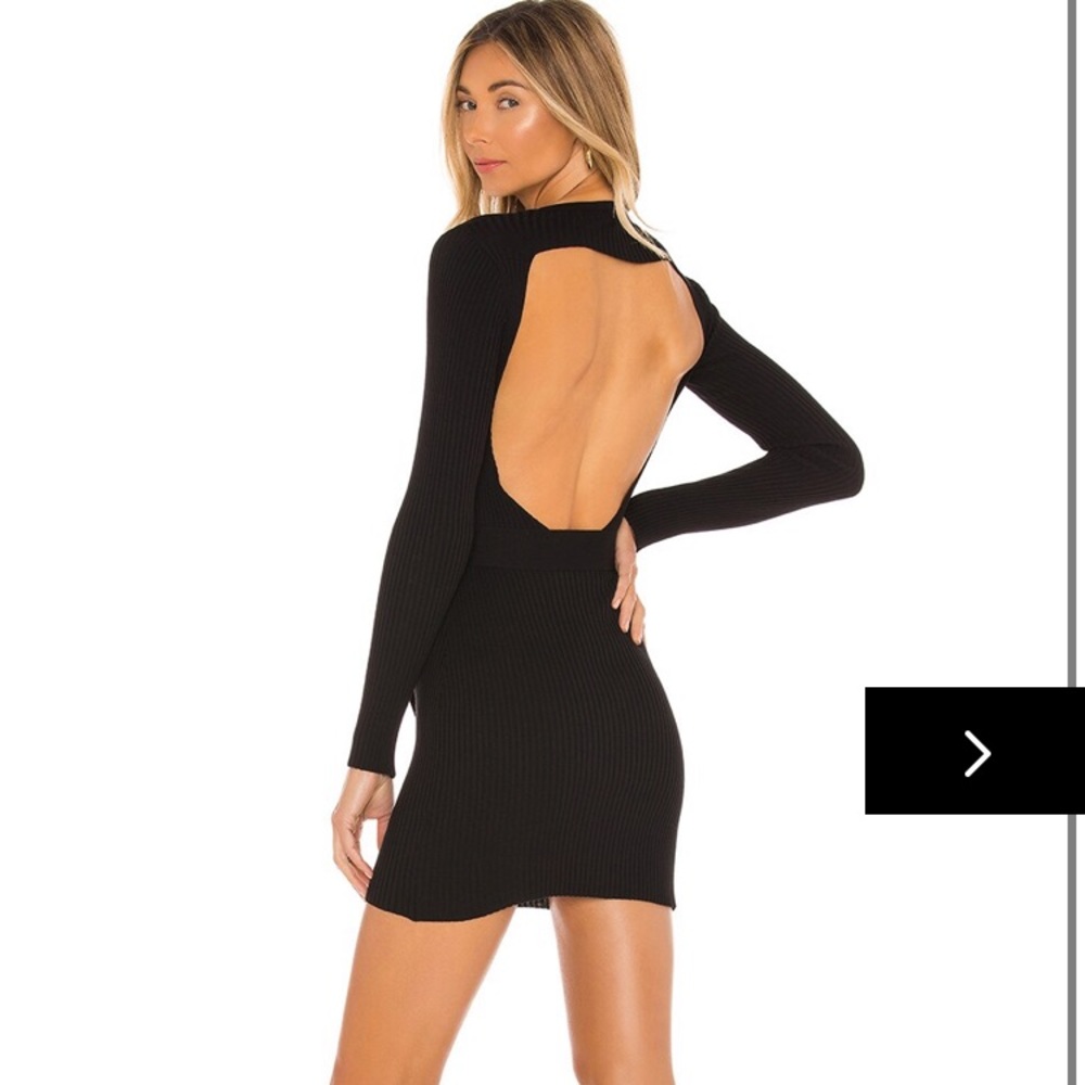 Super Down Backless Dress